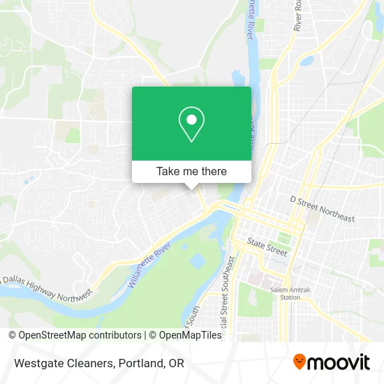 Westgate Cleaners map