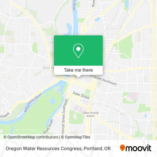 Mapa de Oregon Water Resources Congress