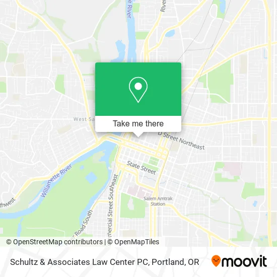 Mapa de Schultz & Associates Law Center PC