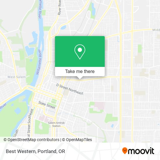Mapa de Best Western