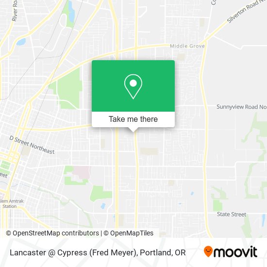 Lancaster @ Cypress (Fred Meyer) map