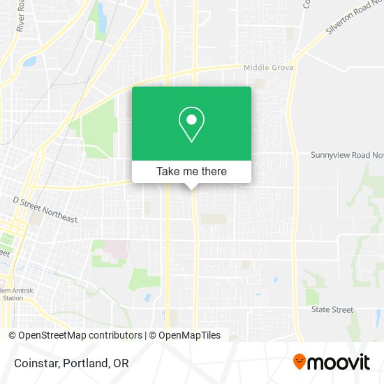 Mapa de Coinstar