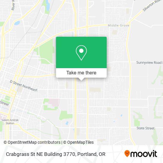 Mapa de Crabgrass St NE Building 3770