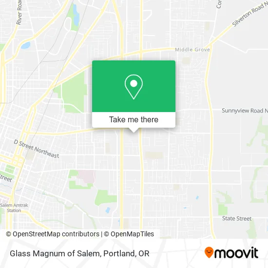 Mapa de Glass Magnum of Salem