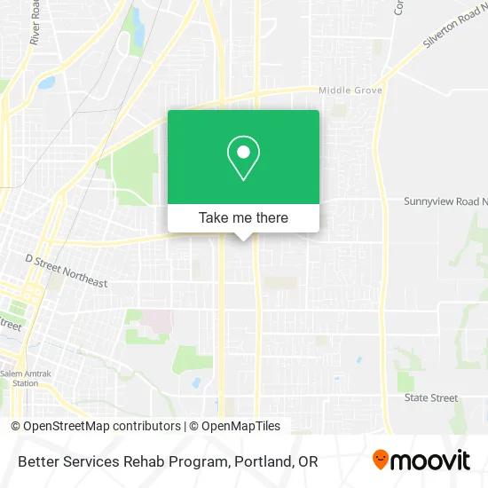 Mapa de Better Services Rehab Program