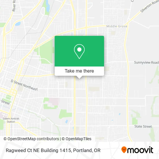 Mapa de Ragweed Ct NE Building 1415