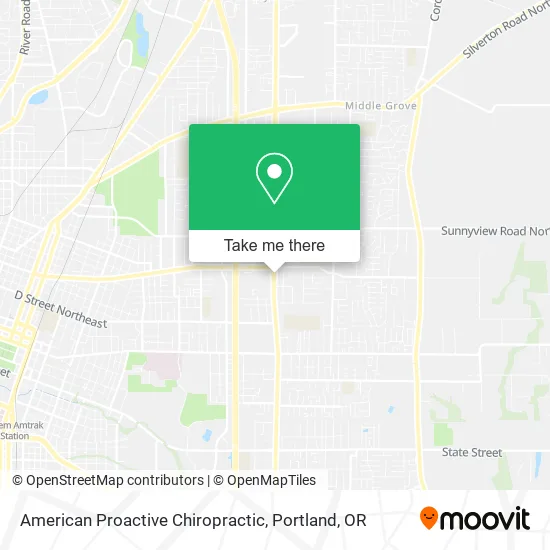 Mapa de American Proactive Chiropractic