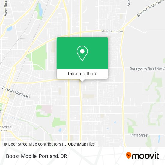 Mapa de Boost Mobile