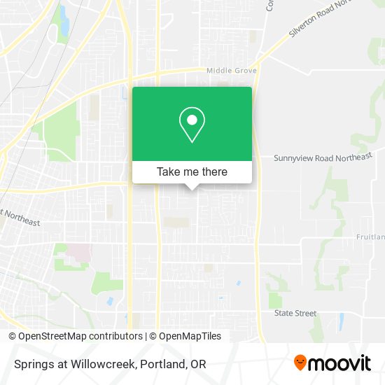 Springs at Willowcreek map
