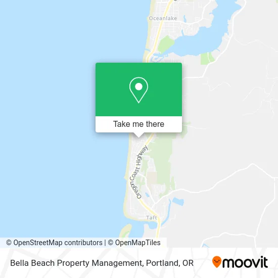 Bella Beach Property Management map