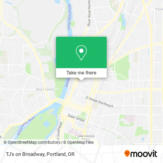 Mapa de TJ's on Broadway