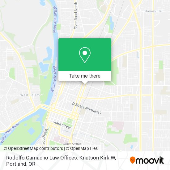 Rodolfo Camacho Law Offices: Knutson Kirk W map