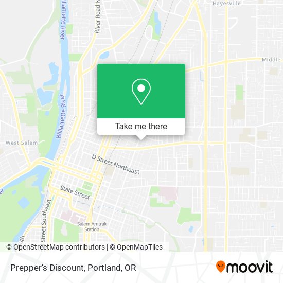 Prepper's Discount map