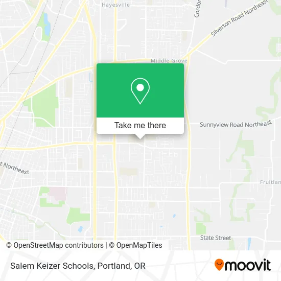 Salem Keizer Schools map