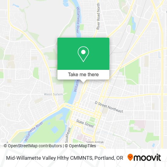 Mid-Willamette Valley Hlthy CMMNTS map