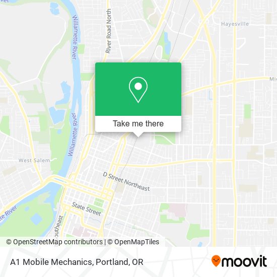 A1 Mobile Mechanics map