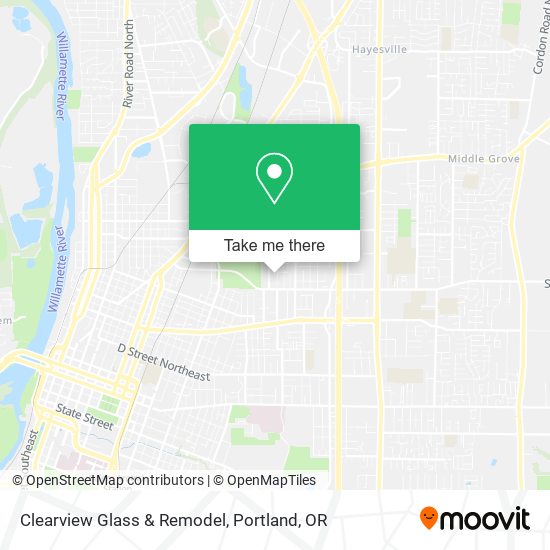 Mapa de Clearview Glass & Remodel