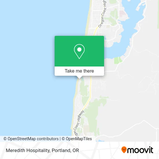 Meredith Hospitality map
