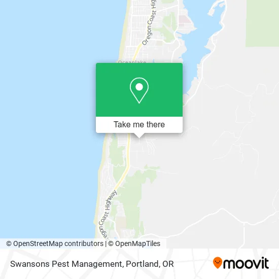 Swansons Pest Management map