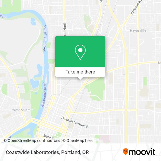 Coastwide Laboratories map