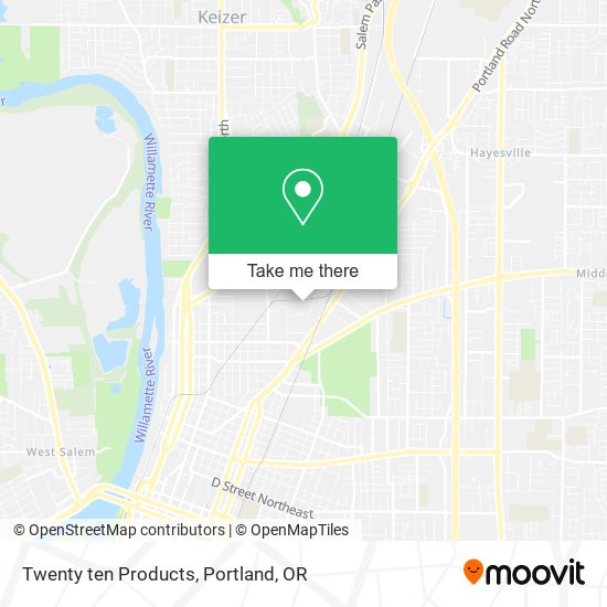 Mapa de Twenty ten Products