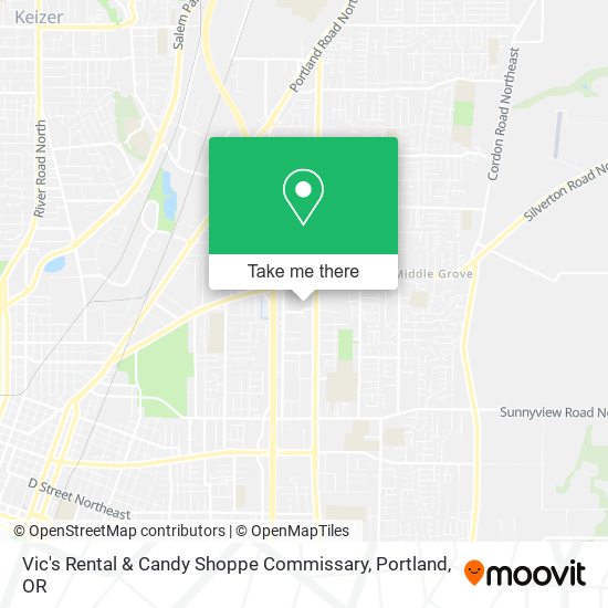 Vic's Rental & Candy Shoppe Commissary map
