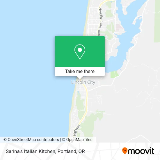 Sarina's Italian Kitchen map