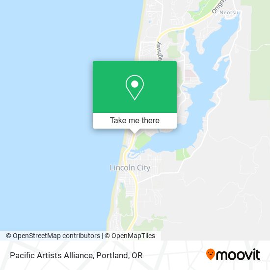 Pacific Artists Alliance map