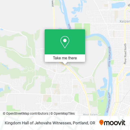 Kingdom Hall of Jehovahs Witnesses map