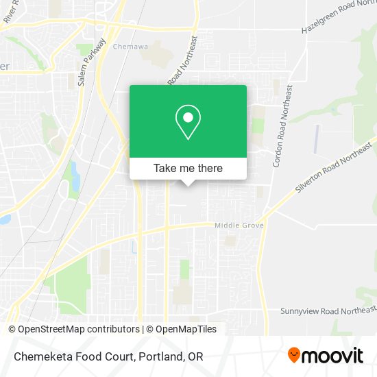 Mapa de Chemeketa Food Court