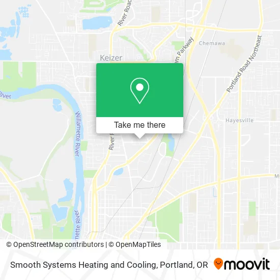 Smooth Systems Heating and Cooling map