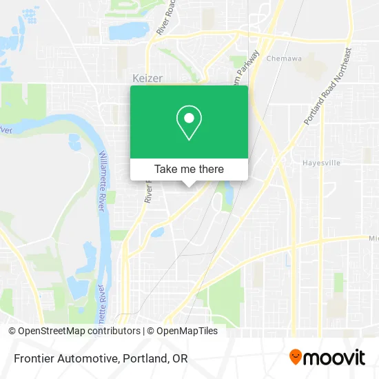 Mapa de Frontier Automotive