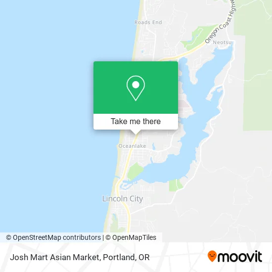 Josh Mart Asian Market map