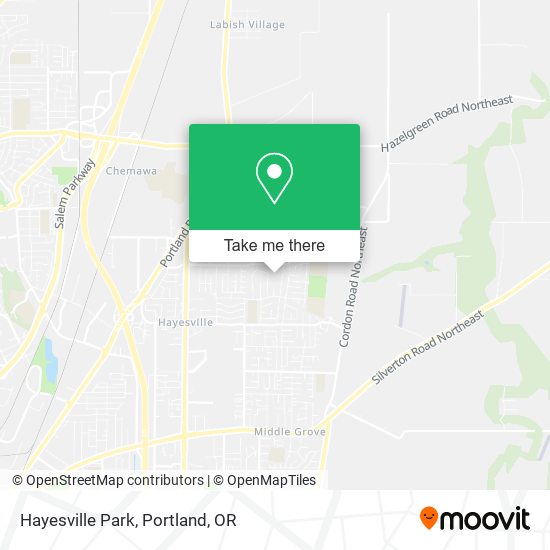 Mapa de Hayesville Park