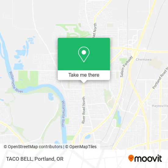 Mapa de TACO BELL