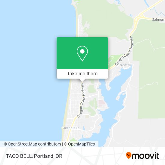 TACO BELL map