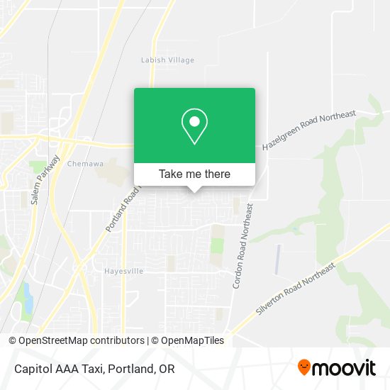 Capitol AAA Taxi map