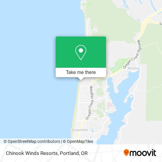 Mapa de Chinook Winds Resorts