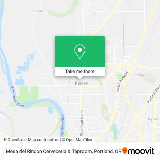 Mesa del Rincon Cerveceria & Taproom map