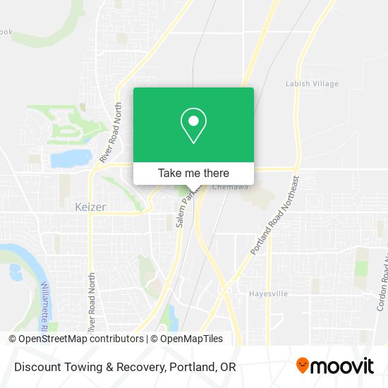 Discount Towing & Recovery map