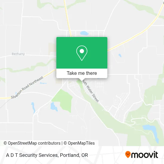 A D T Security Services map