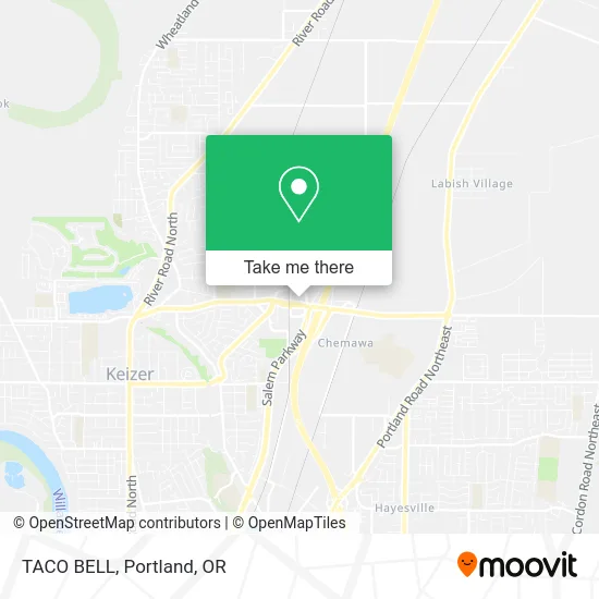 TACO BELL map