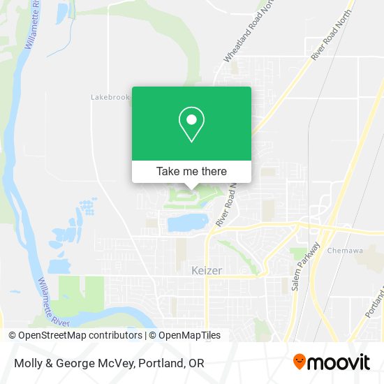 Mapa de Molly & George McVey