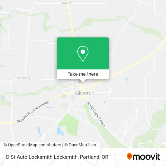 D St Auto Locksmith Locksmith map