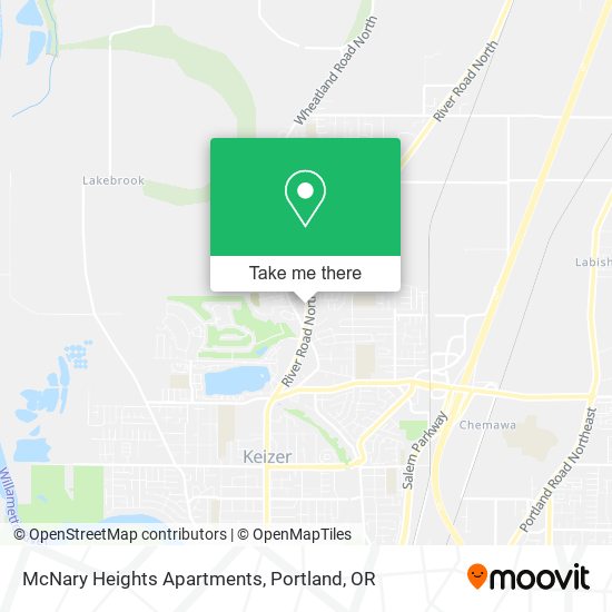 McNary Heights Apartments map