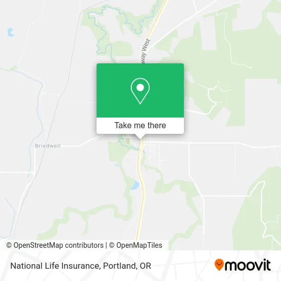 National Life Insurance map