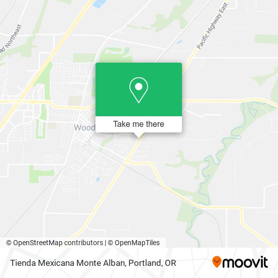 Mapa de Tienda Mexicana Monte Alban