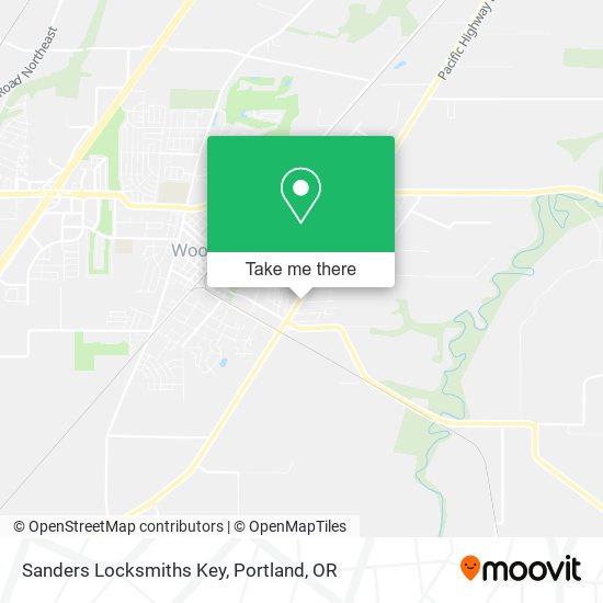 Mapa de Sanders Locksmiths Key