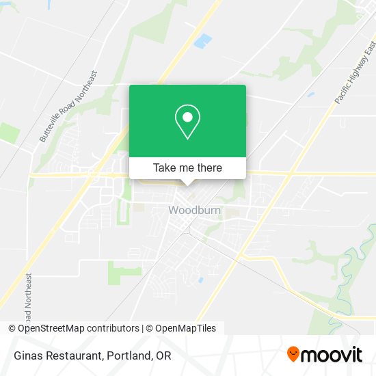 Mapa de Ginas Restaurant