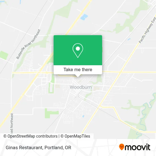 Ginas Restaurant map